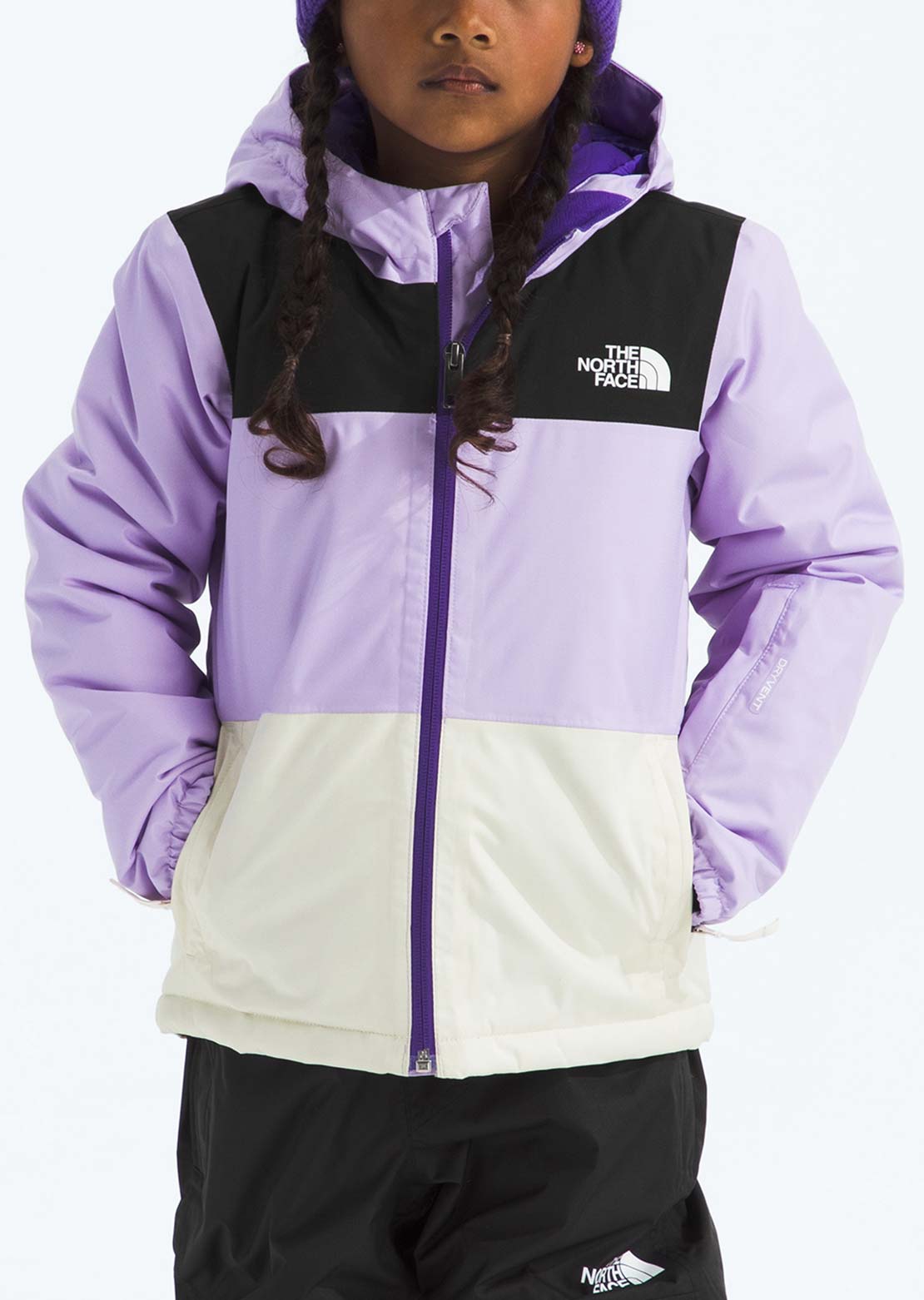 The North Face Toddler Freedom Insulated Jacket Lite Lilac/White Dune