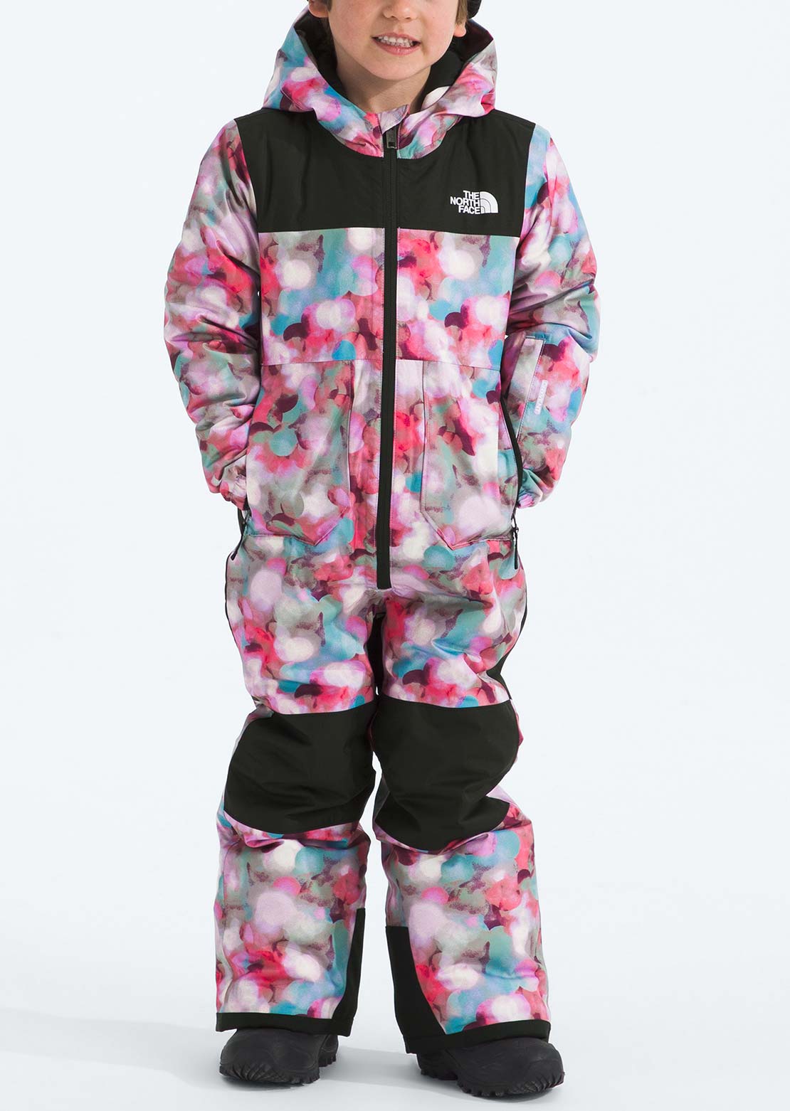 The North Face Toddler Freedom Print Snow Suit Lite Lilac Lens Flare Print