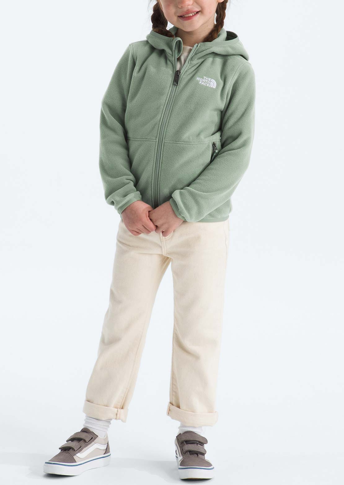 The North Face Toddler Glacier Full Zip Hood Slate Moss