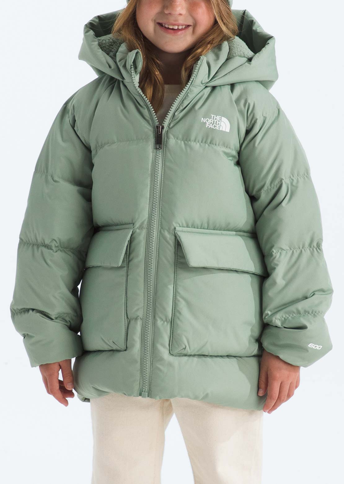 The North Face Toddler North Down Fleece-Lined Parka Slate Moss