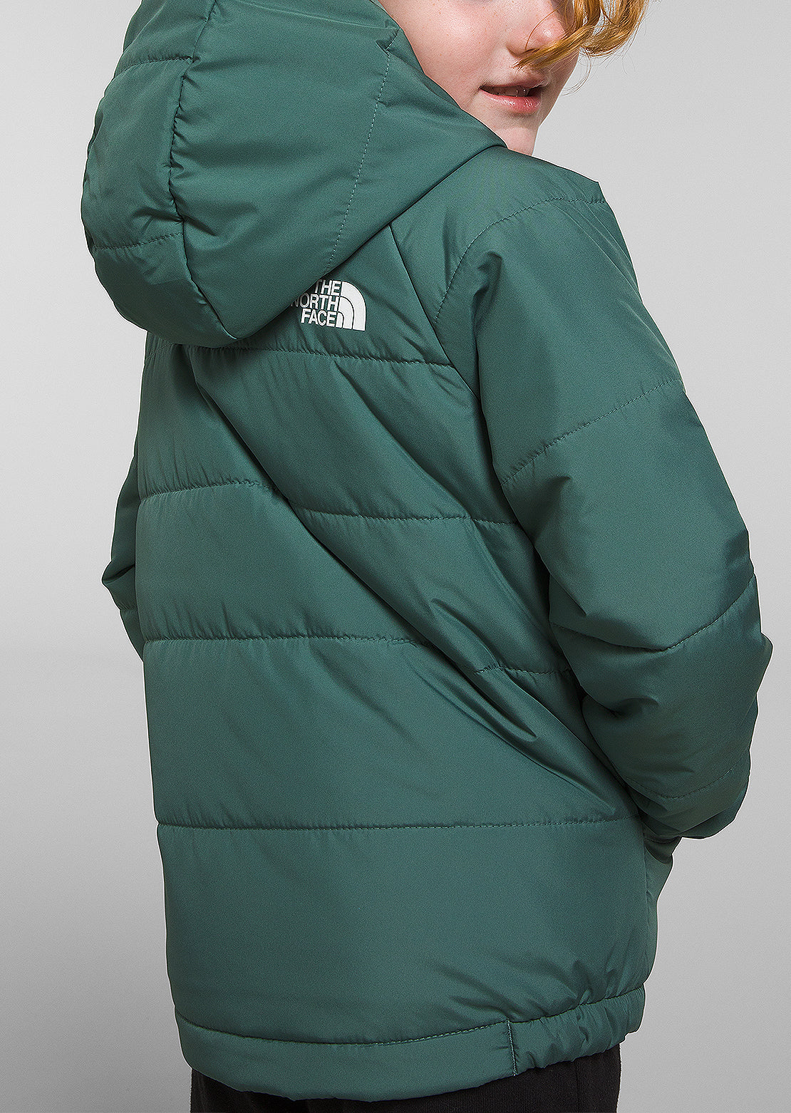 The North Face Toddler Reversible Perrito Hooded Jacket Dark Sage