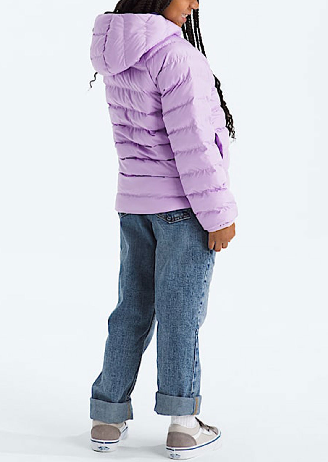 The North Face Toddler Reversible Perrito Hooded Jacket Lite Lilac