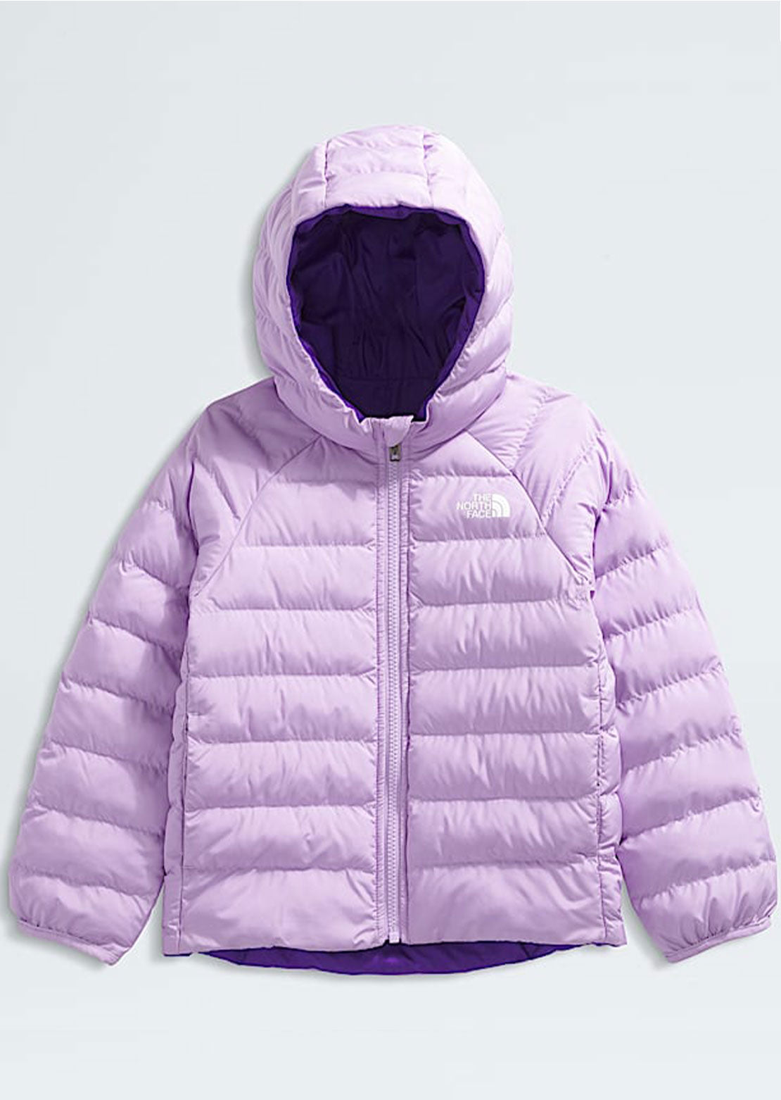 The North Face Toddler Reversible Perrito Hooded Jacket Lite Lilac