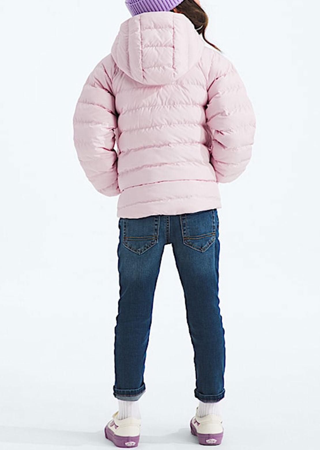 The North Face Toddler Reversible Perrito Hooded Jacket Pale Blossom