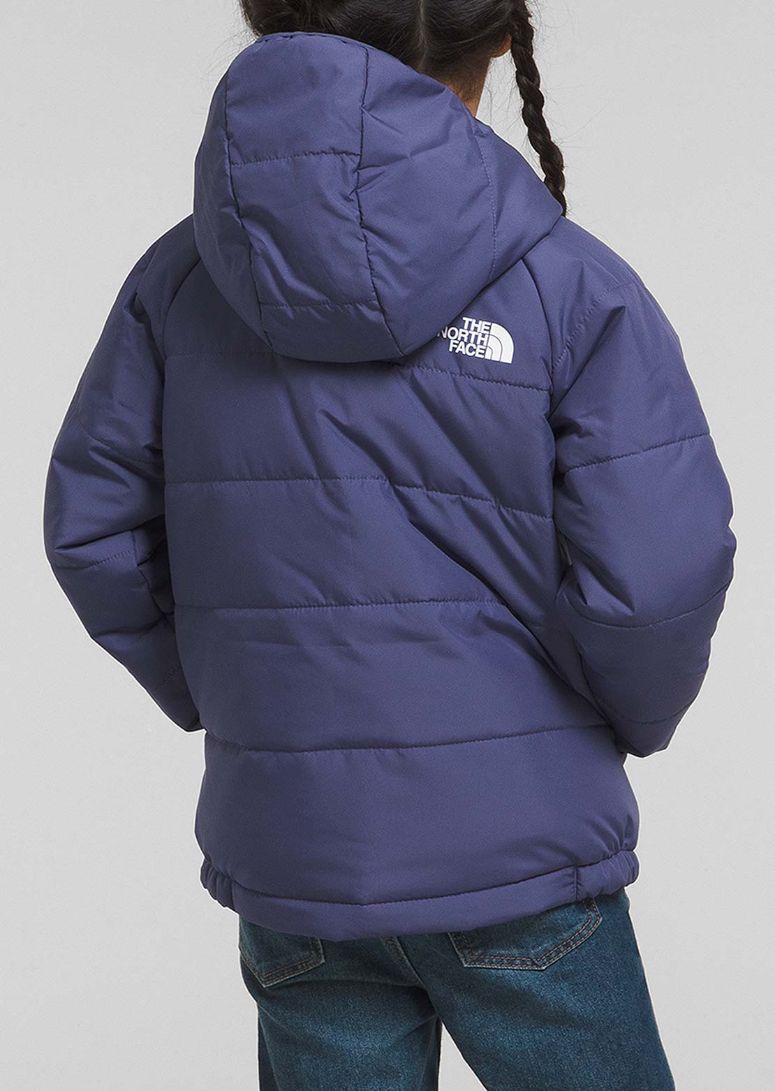 The North Face Toddler Reversible Perrito Hooded Jacket Cave Blue