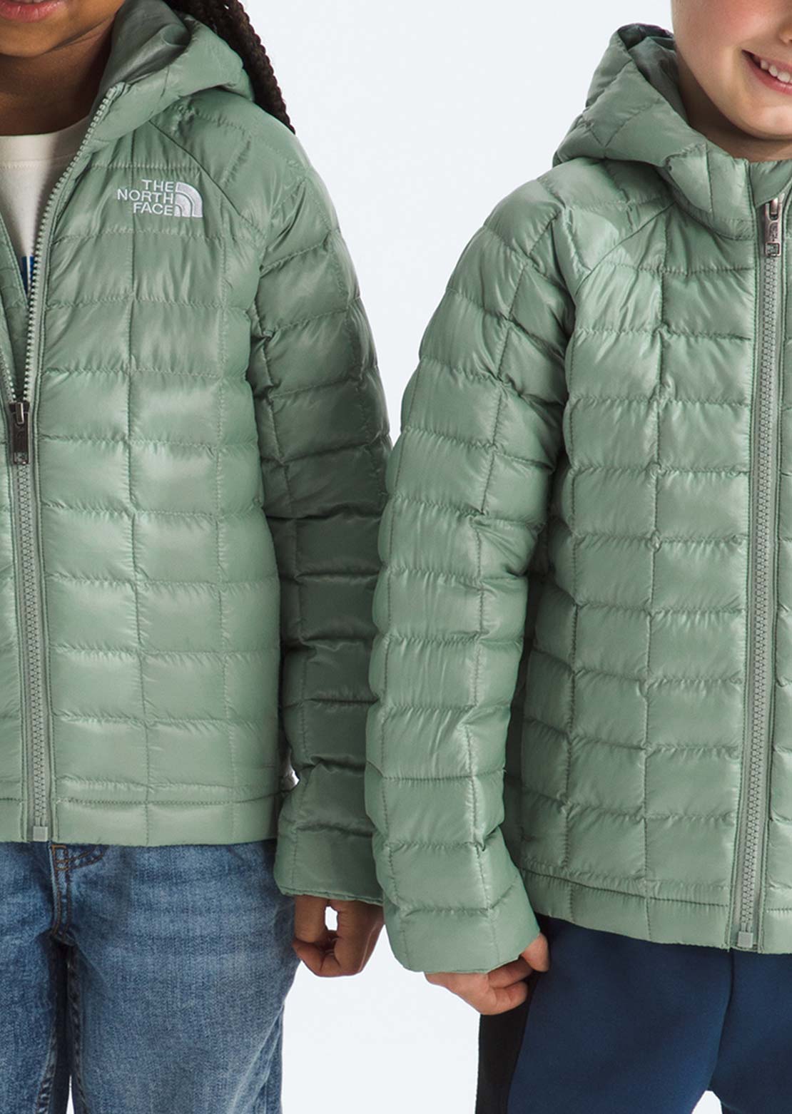 The North Face Toddler ThermoBall Hooded Jacket Slate Moss