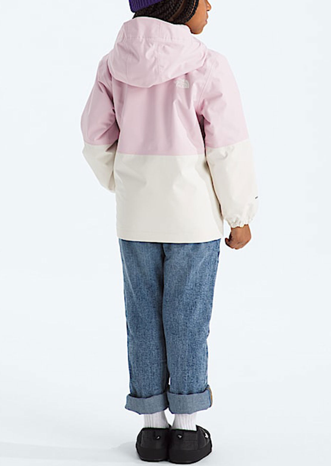 The North Face Toddler Warm Antora Rain Jacket Pale Blossom/White Dune