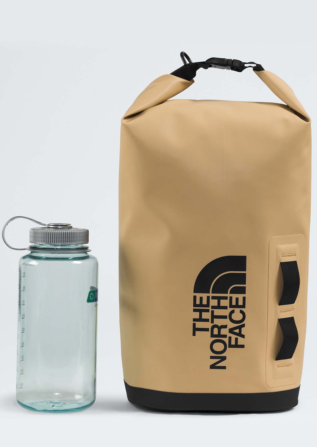 The North Face Unisex Base Camp 8L Dry Bag Khaki Stone/TNF Black