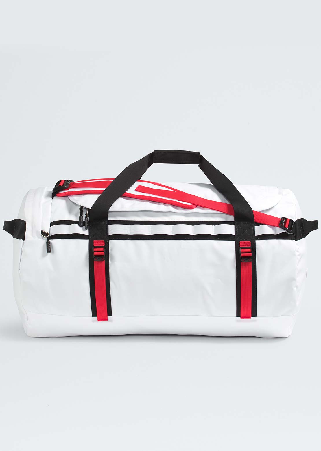 The North Face Unisex Base Camp Duffel Bag TNF White/TNF Black/Elevation Red