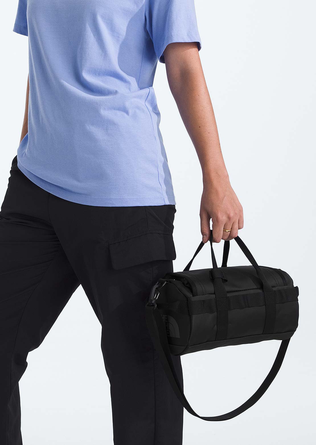 The North Face Unisex Base Camp Duffel Shoulder Bag TNF Black/Asphalt Grey