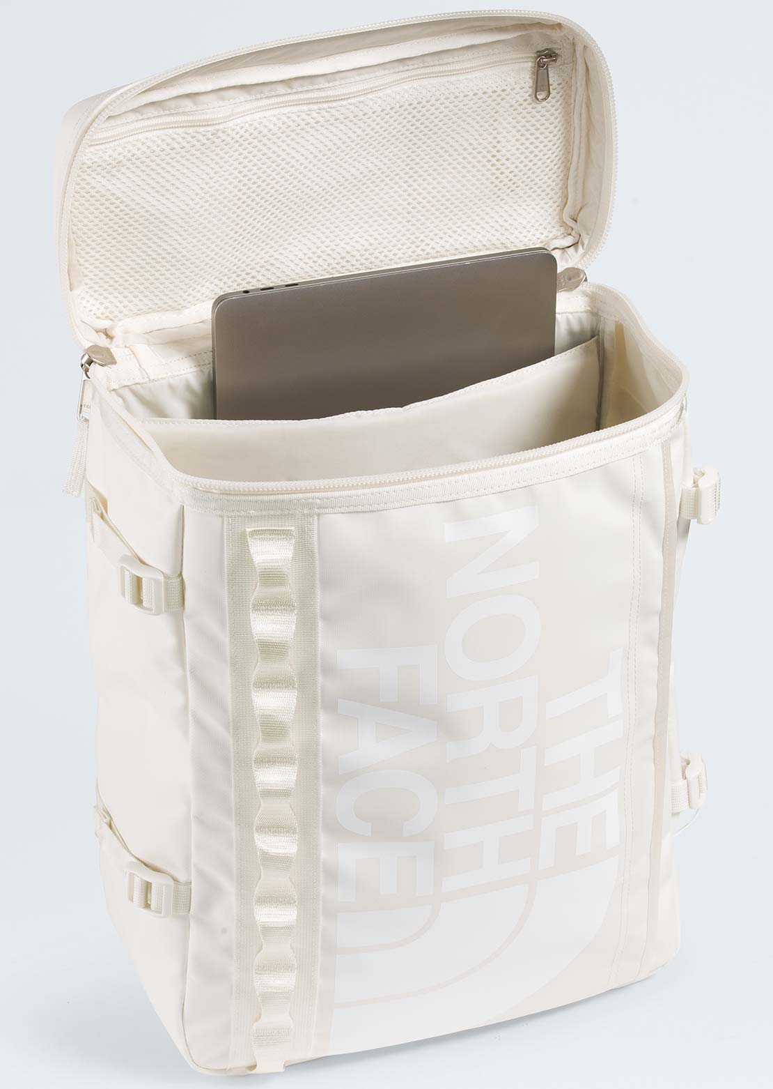 The North Face Unisex Base Camp Fusebox Backpack White Dune/TNF White