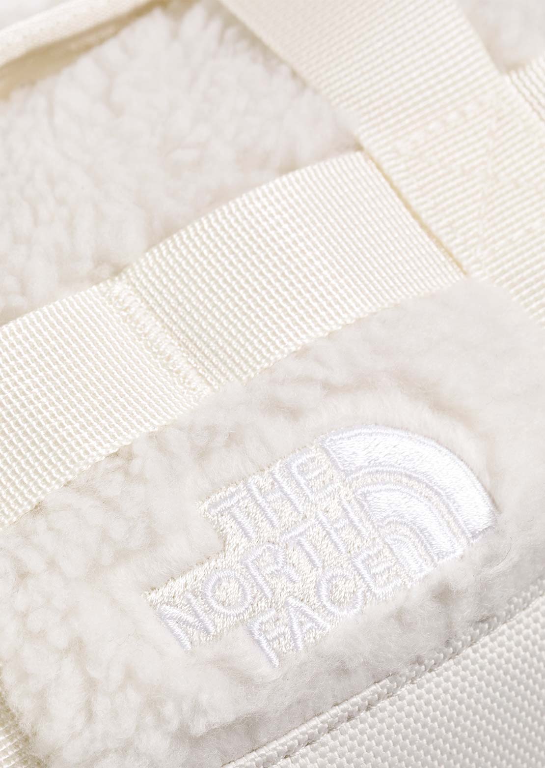The North Face Unisex Base Camp High Pile Mini Bag White Dune/TNF White