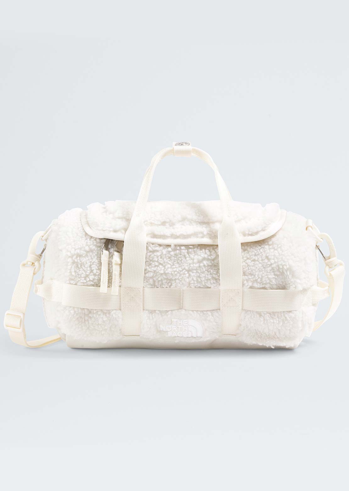 The North Face Unisex Base Camp High Pile Mini Bag White Dune/TNF White