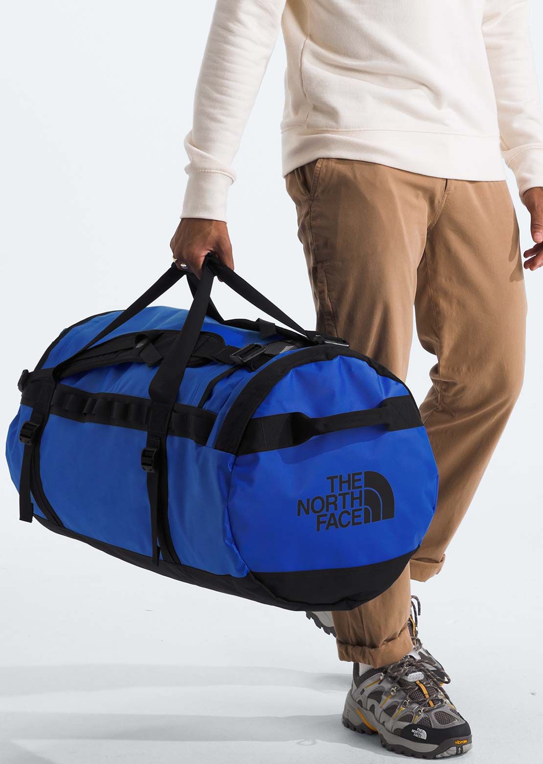 The North Face Unisex Base Camp L Duffel Bag TNF Blue/TNF Black NPF