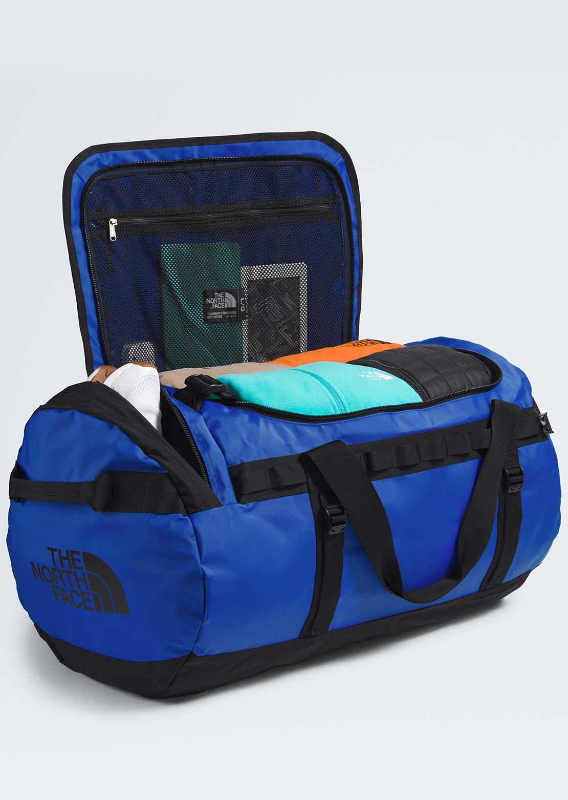 The North Face Unisex Base Camp L Duffel Bag TNF Blue/TNF Black NPF