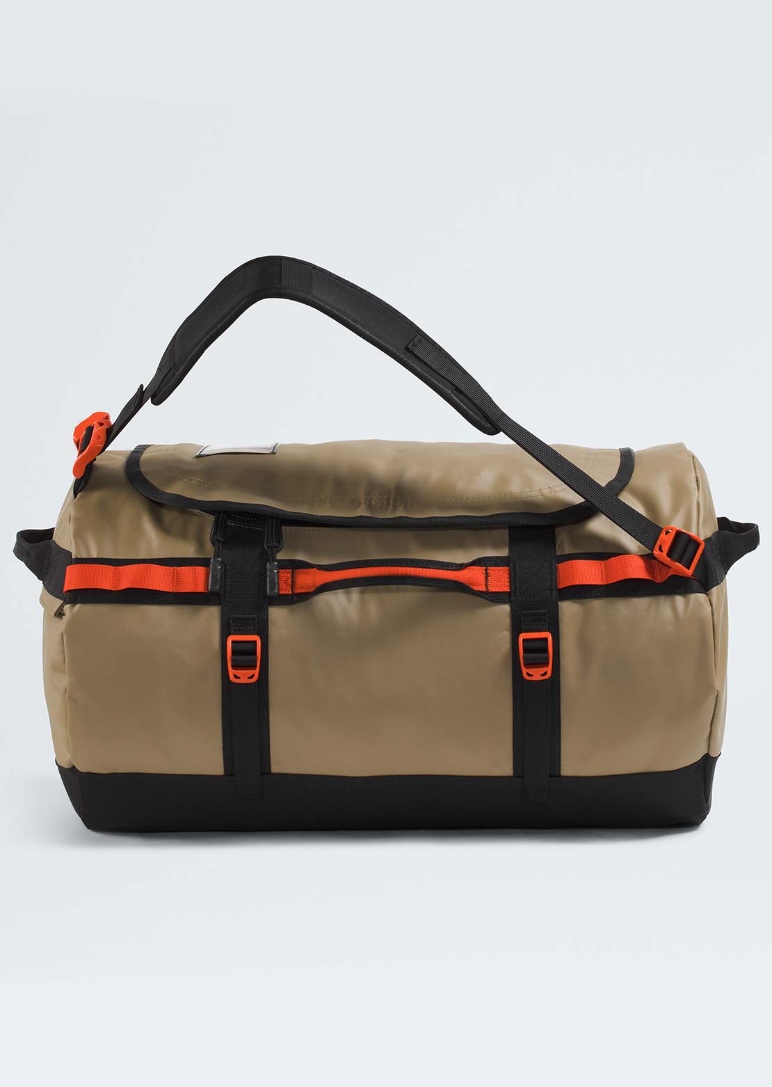 The North Face Unisex Base Camp S Duffel Bag Cedar/TNF Black/Lava Red