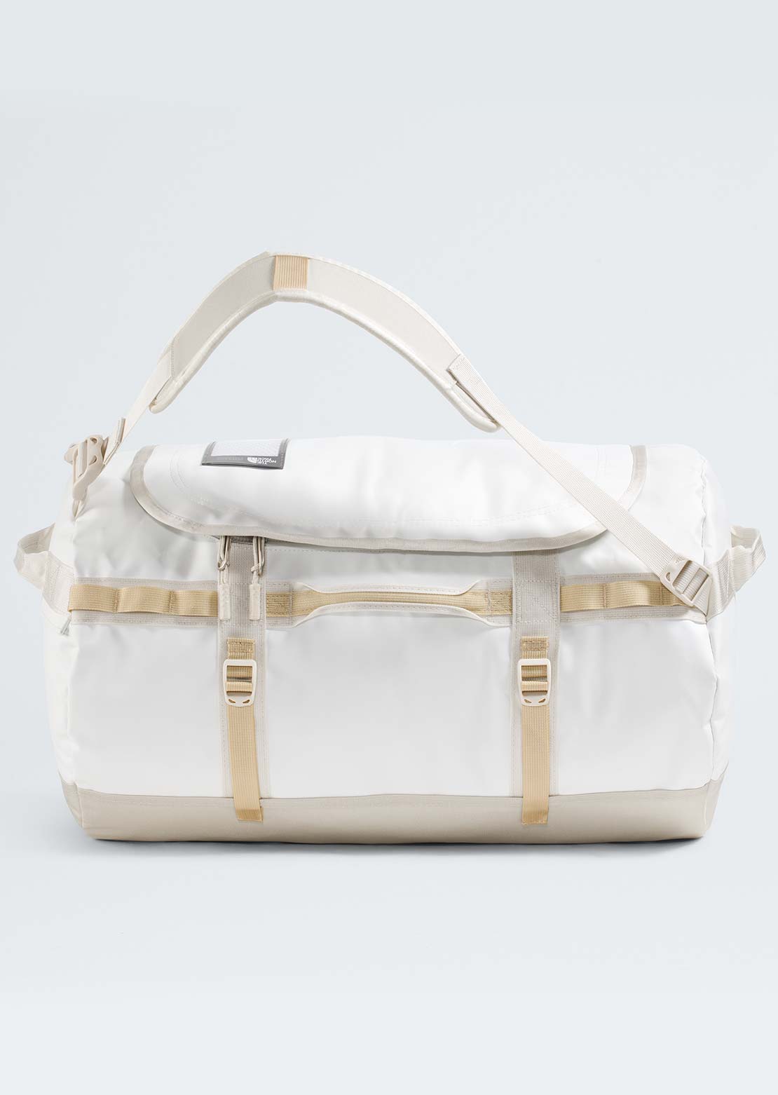 The North Face Unisex Base Camp S Duffel Bag White Ash/Calacatta/Pale Khaki