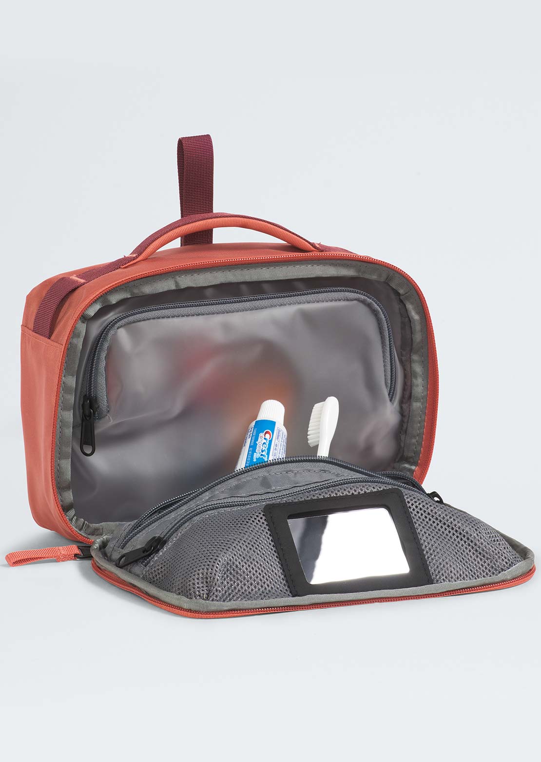 The North Face Unisex Base Camp Voyager Toiletry Kit Mars Dust/Sumac