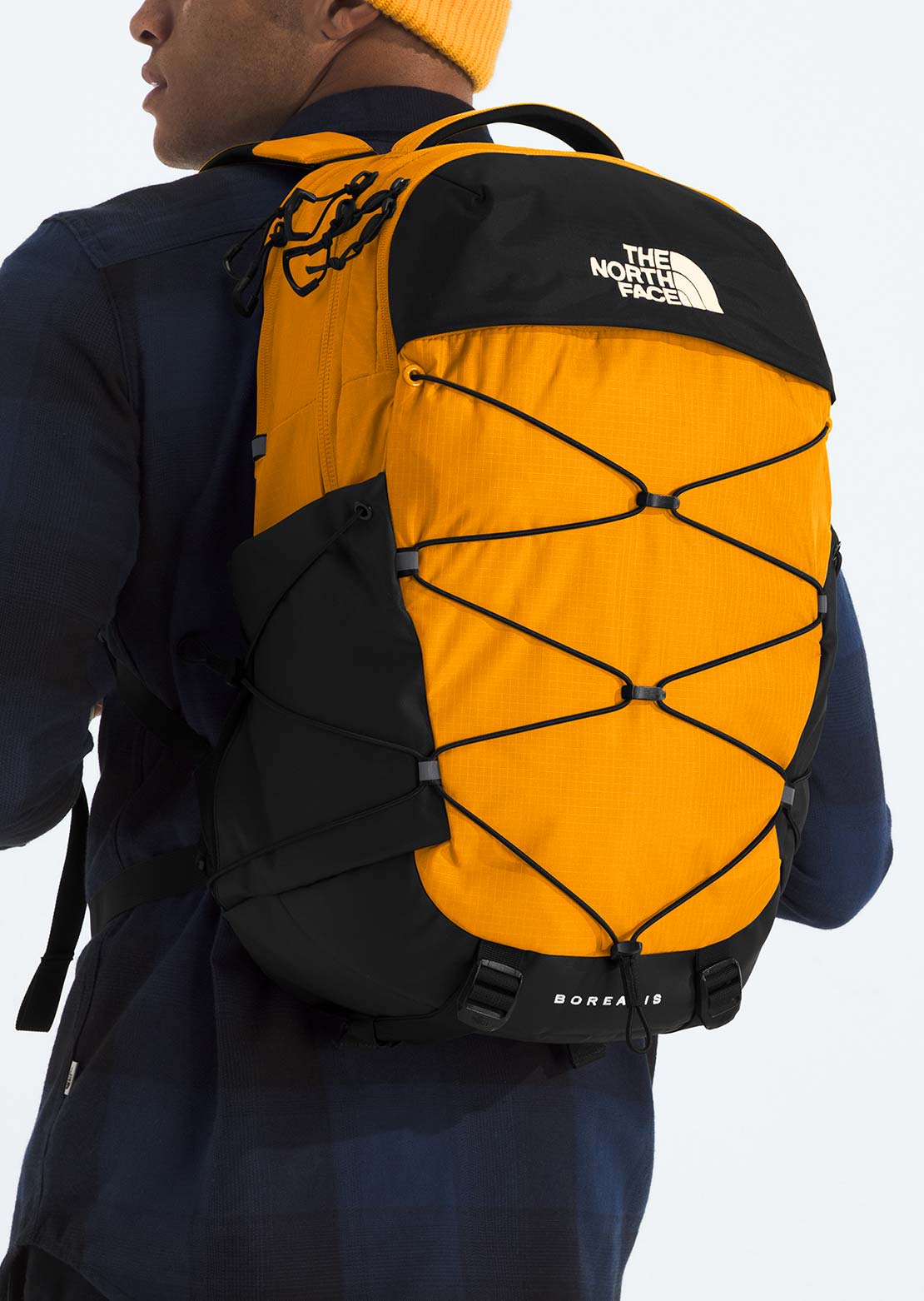 The North Face Unisex Borealis Backpack Deep Dijon/TNF Black