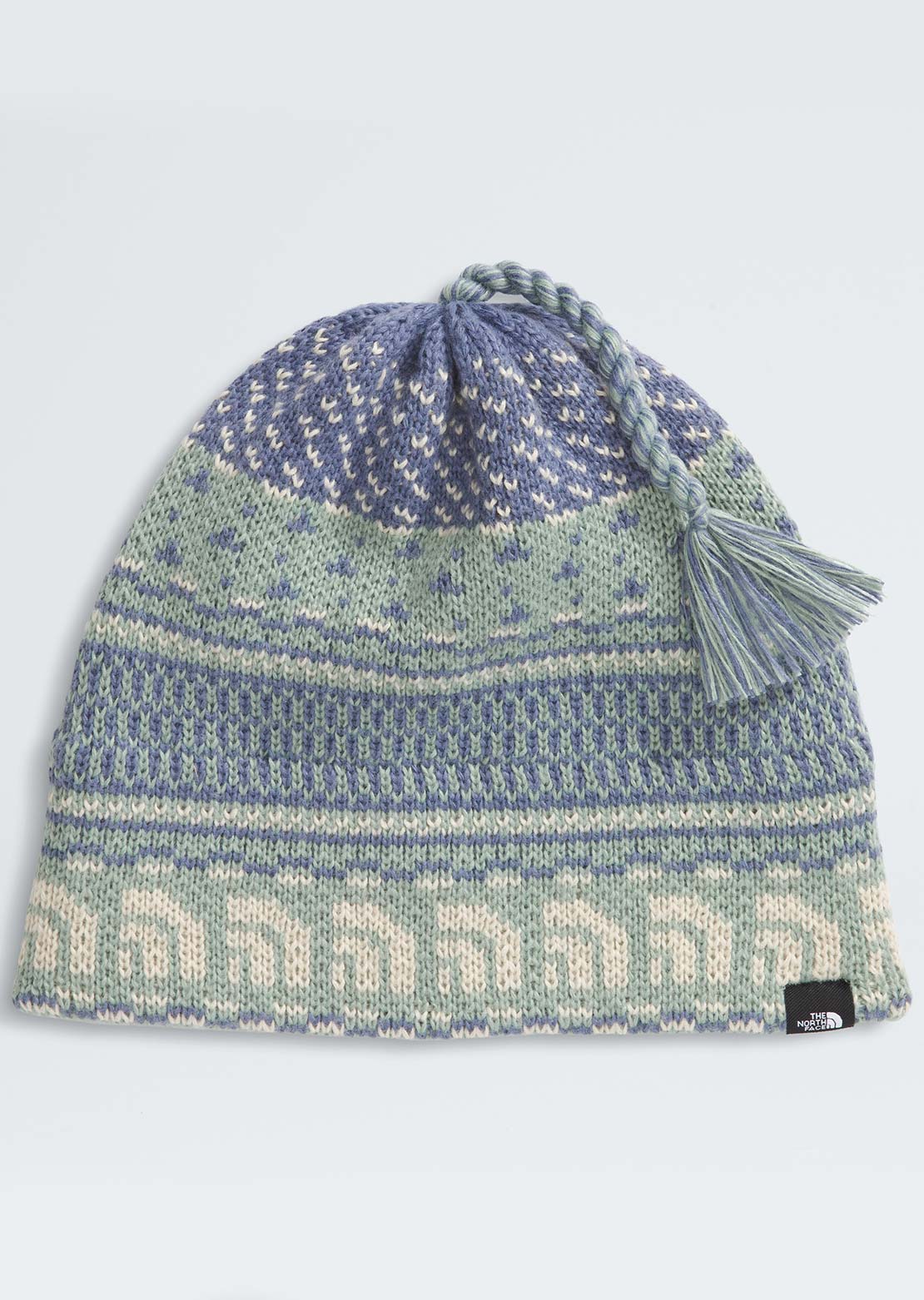 The North Face Unisex Cabin Ski Tuke Beanie Slate Moss Jacquard/Tassel