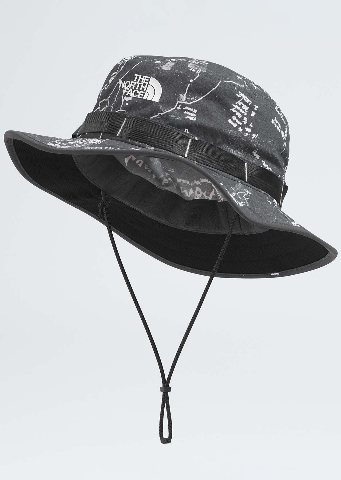 The North Face Unisex Class V Brimmer Hat Anthracite Grey Conrad Topo Print