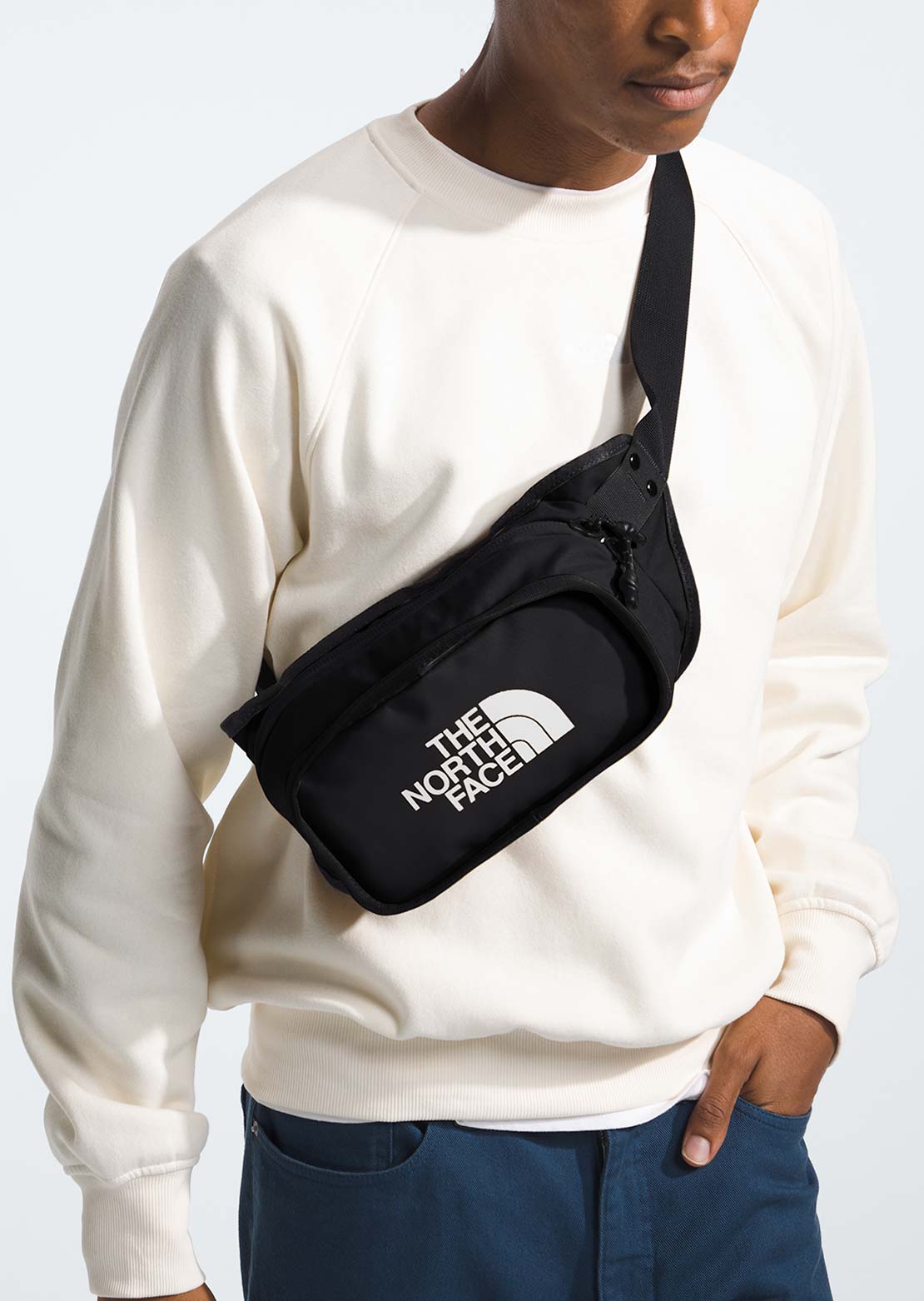 The North Face Unisex Explore Hip Pack TNF Black/TNF White NPF