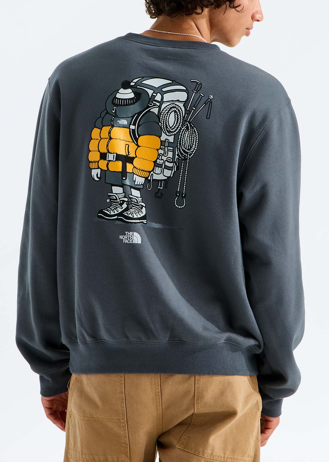 The North Face Unisex Gear Up Get Out Relaxed Crewneck Graphic Sweatshirt