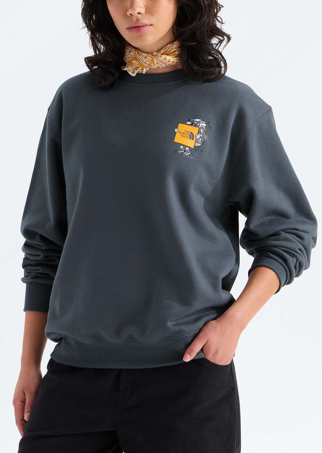 The North Face Unisex Gear Up Get Out Relaxed Crewneck Graphic Sweatshirt