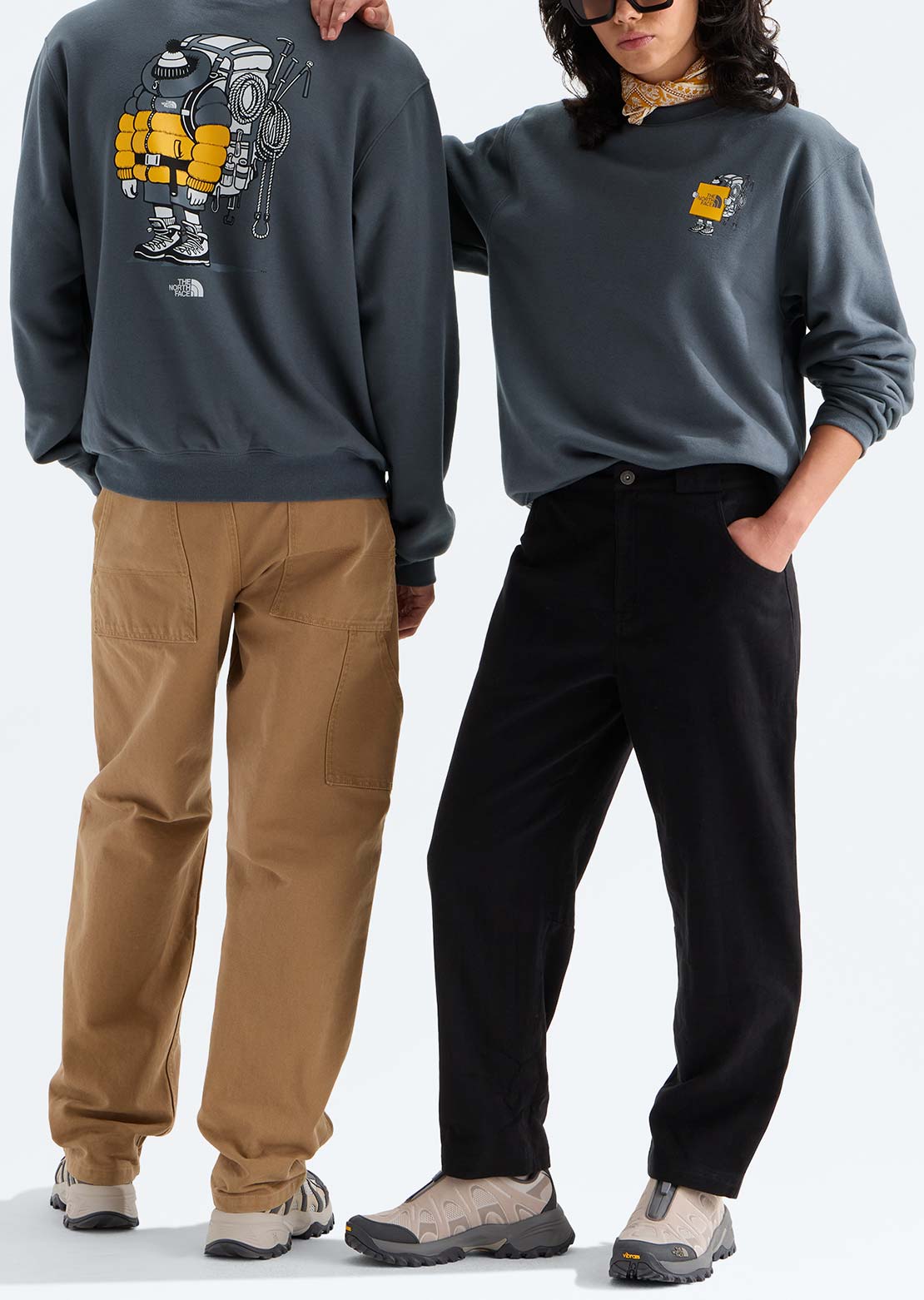 The North Face Unisex Gear Up Get Out Relaxed Crewneck Graphic Sweatshirt