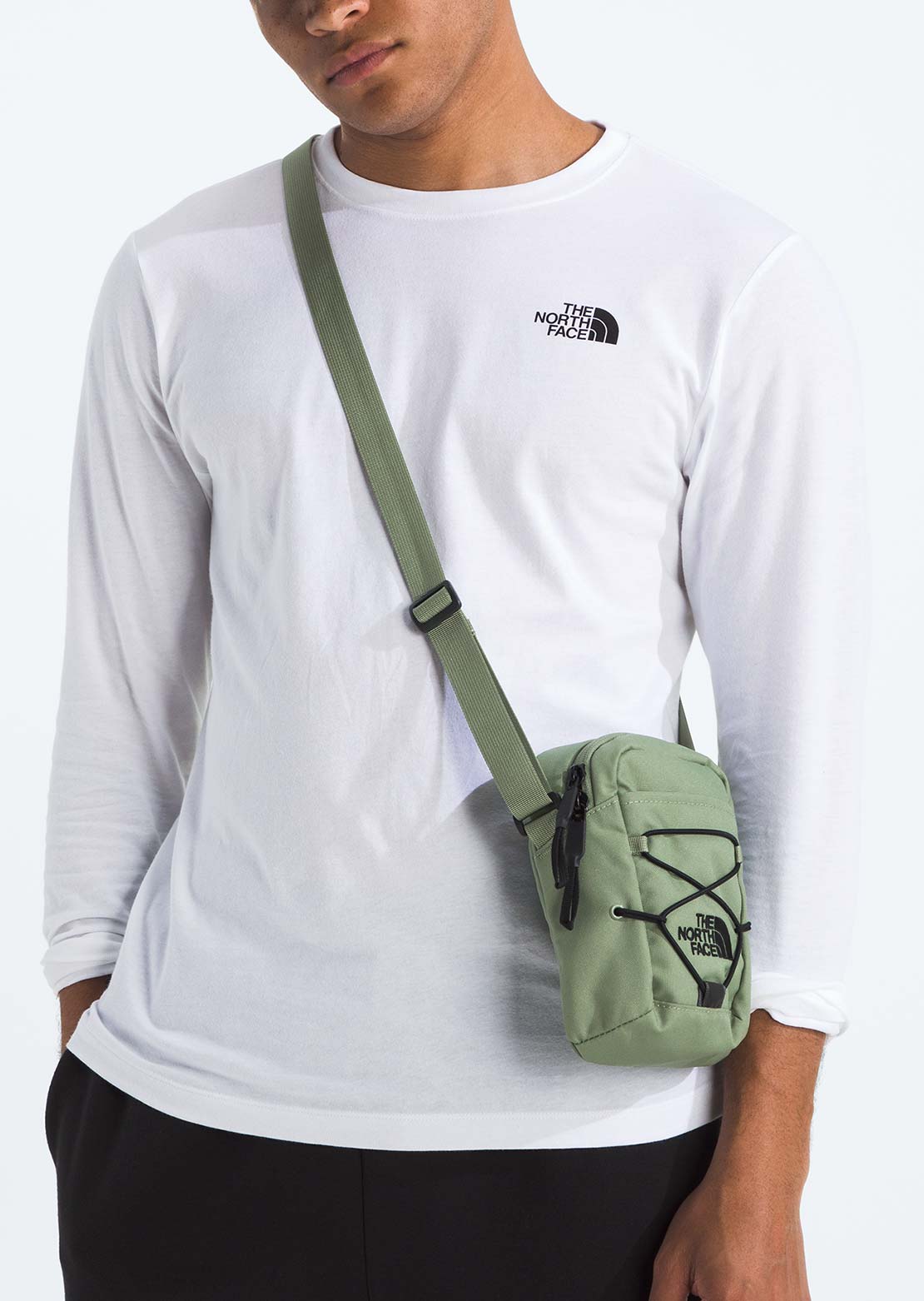 The North Face Unisex Jester Crossbody Bag Bark Mist/TNF Black