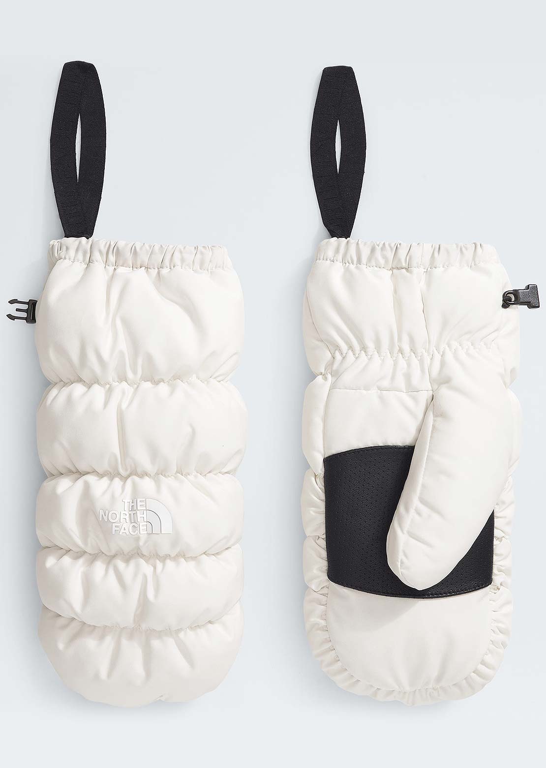 The North Face Unisex Montana Puffer Mitts White Dune