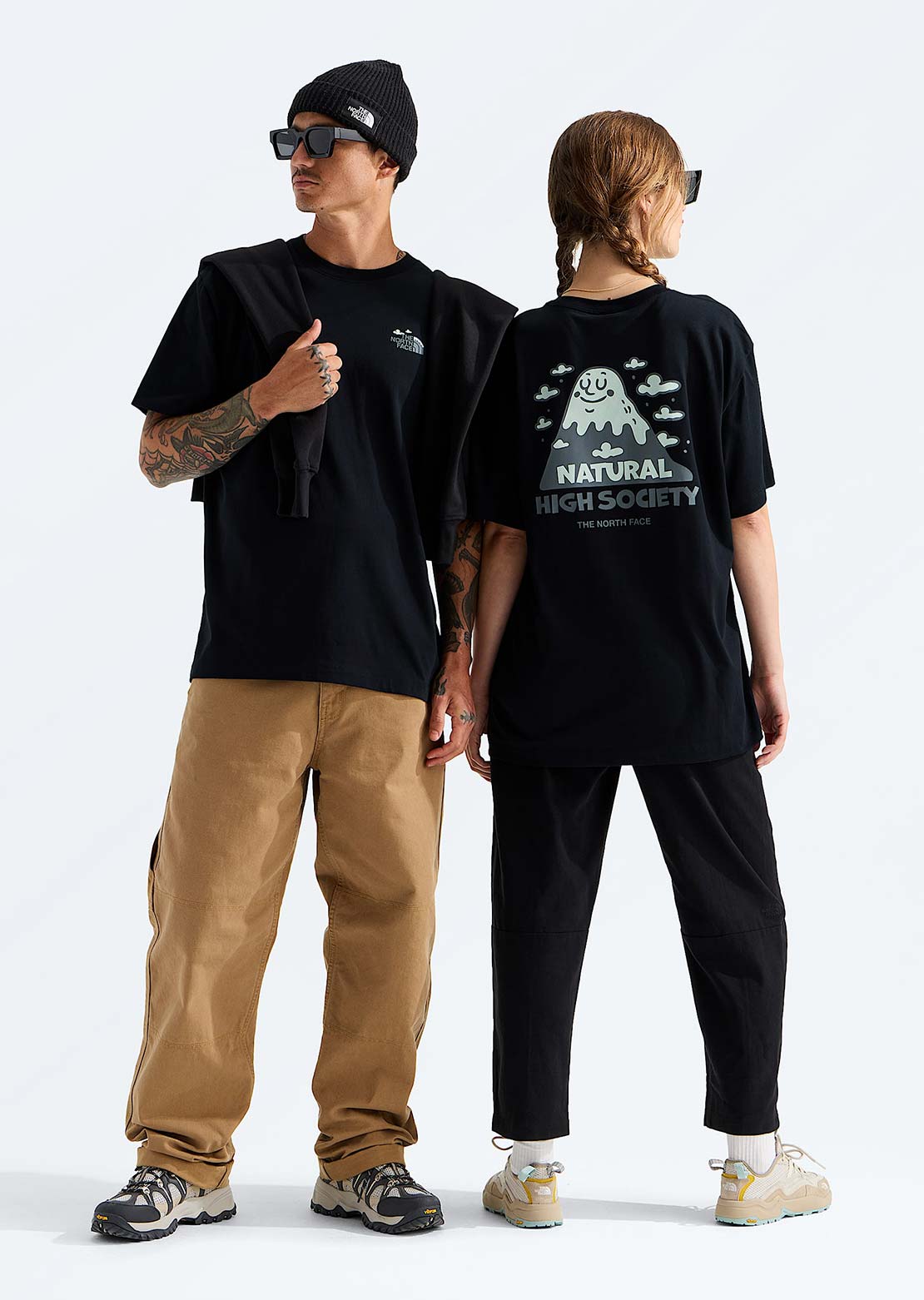 The North Face Unisexe Nat High Society Relaxed Graphic T-Shirt