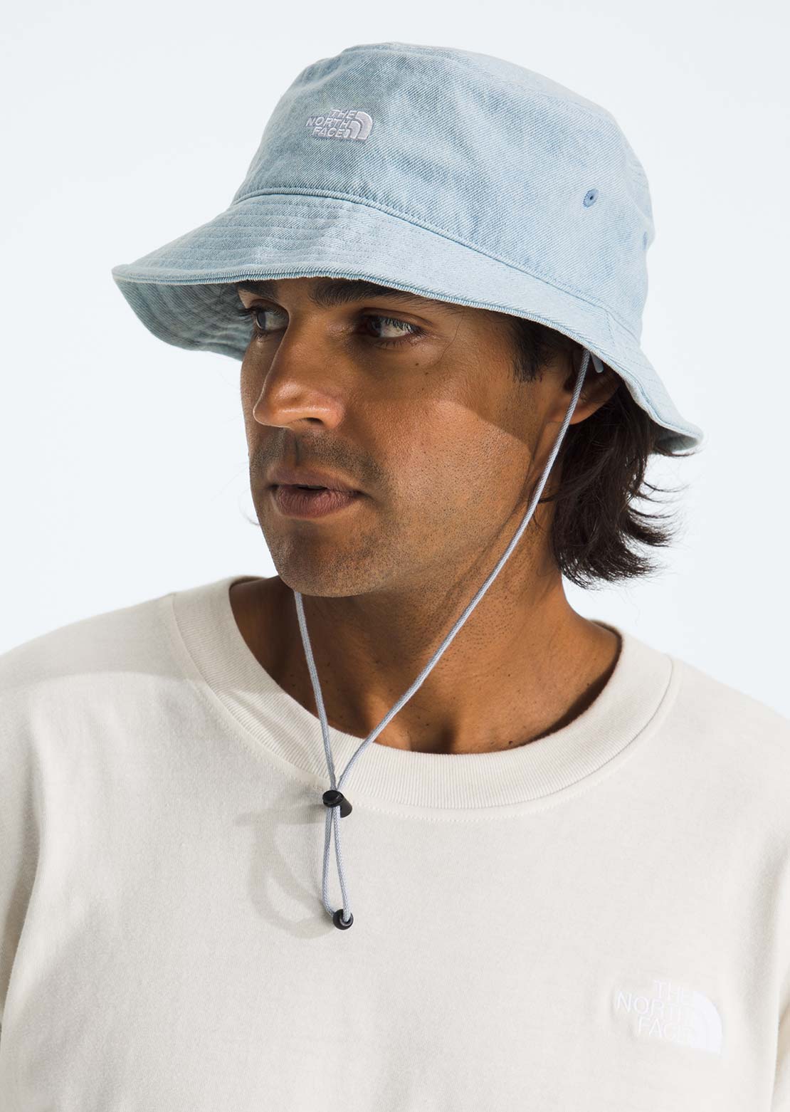 The North Face Unisex Norm SE Bucket Hat Light Wash Denim