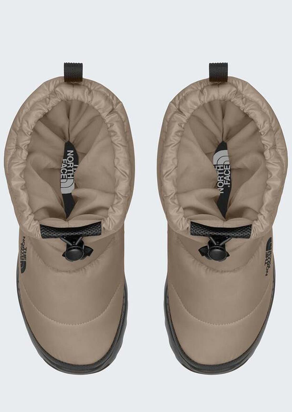 The North Face Unisex Nuptse Traction Boots Mushroom Grey/TNF Black