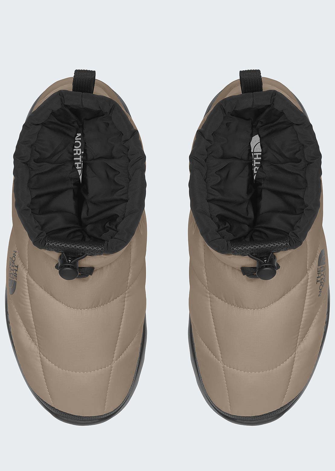 The North Face Unisex Nuptse Traction Chukka Boots Mushroom Grey/TNF Black