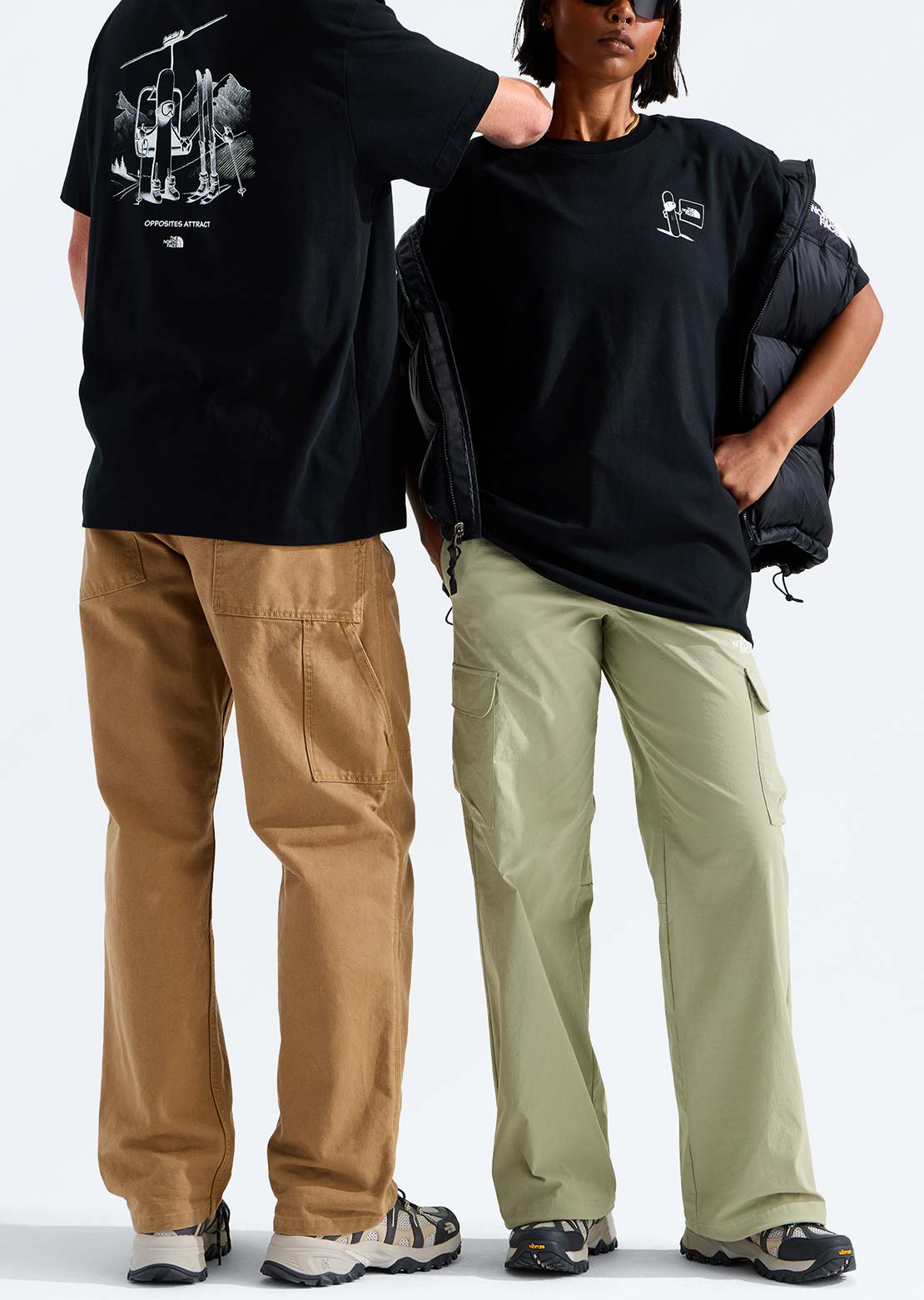 The North Face Unisexe Opposites Attract Relaxed Graphic T-Shirt