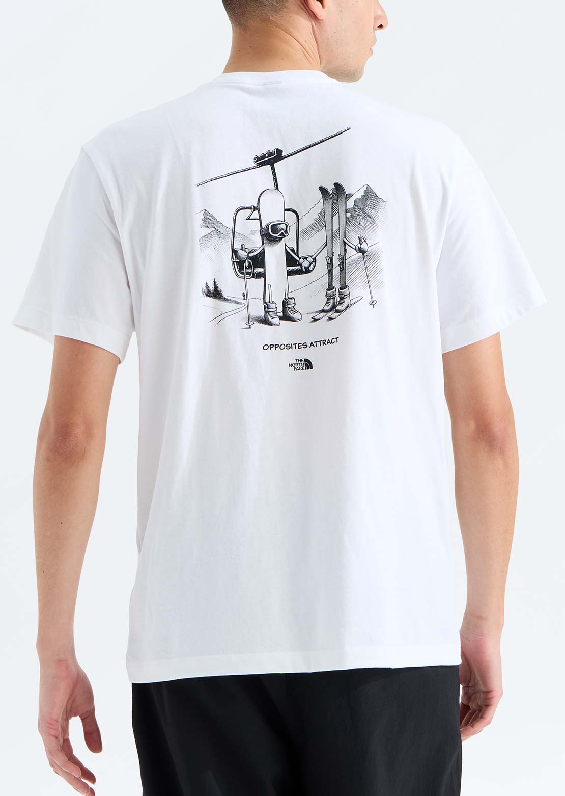 The North Face Unisexe Opposites Attract Relaxed Graphic T-Shirt