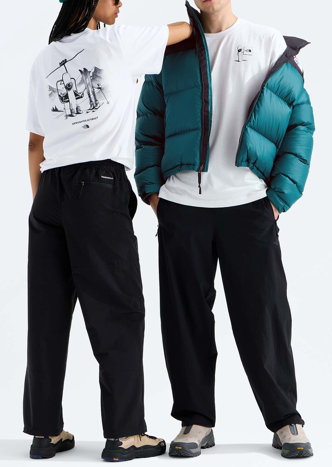 The North Face Unisexe Opposites Attract Relaxed Graphic T-Shirt
