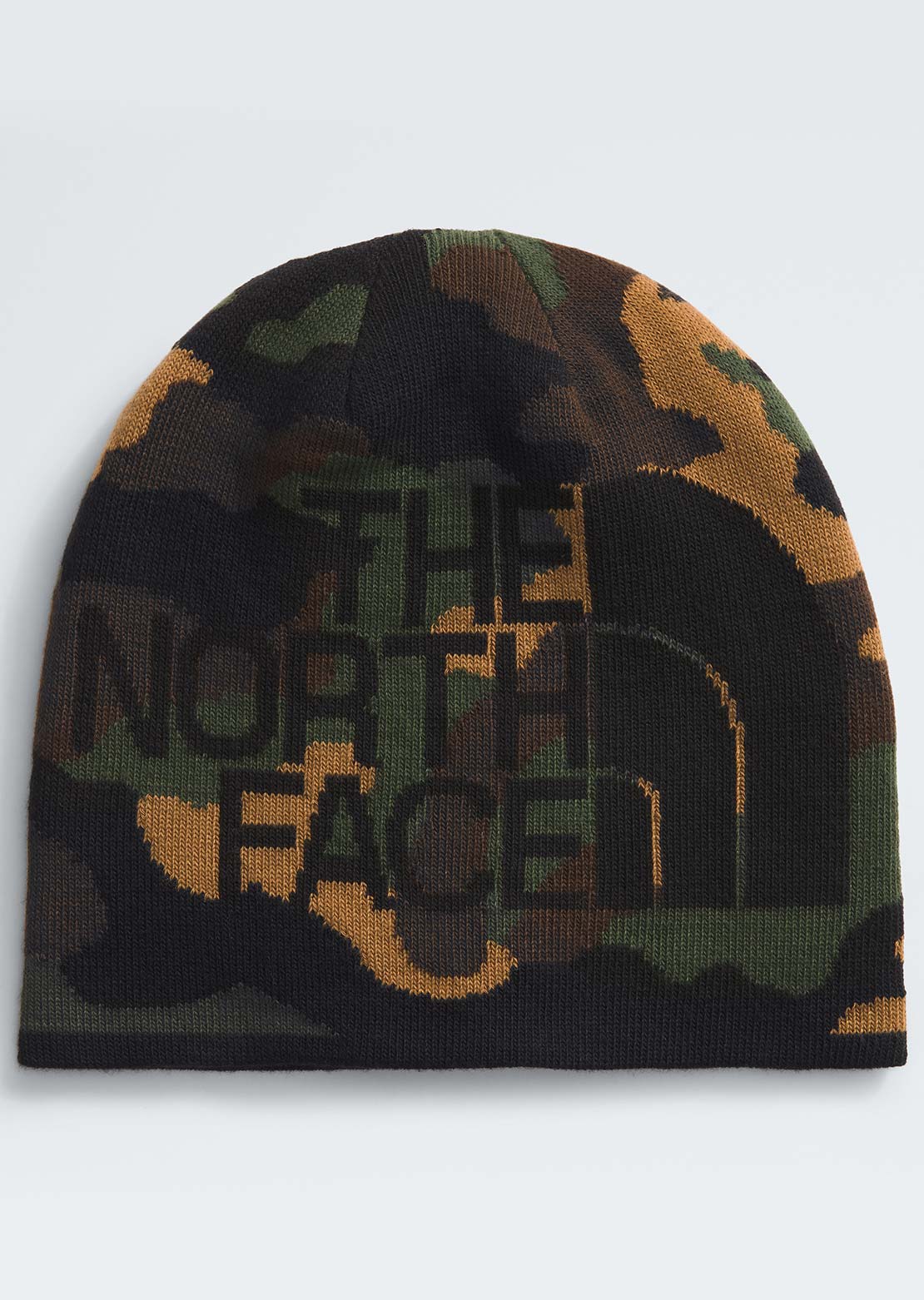 The North Face Unisex Reversible Highline Beanie TNF Black TNF Camo Print/TNF Black