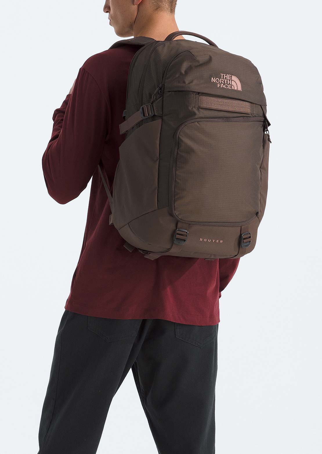 The North Face Unisex Router Backpack Smokey Brown/Latte