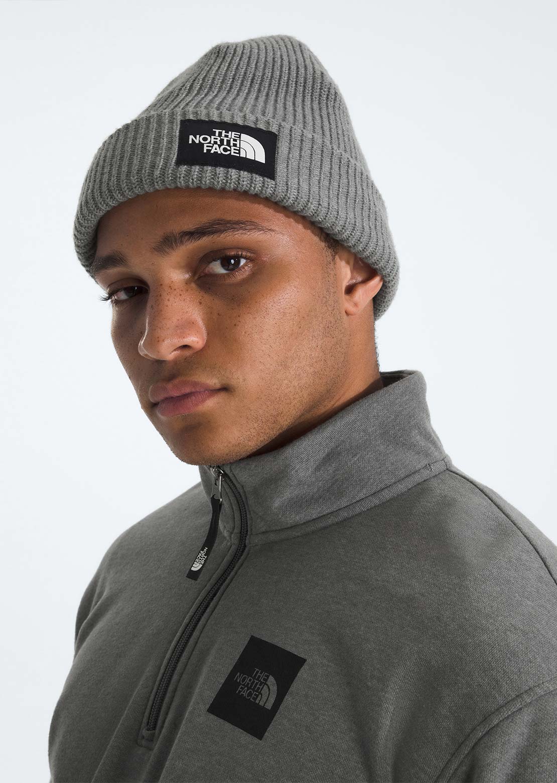 The North Face Unisex Salty Lined Beanie TNF Medium Grey Heather