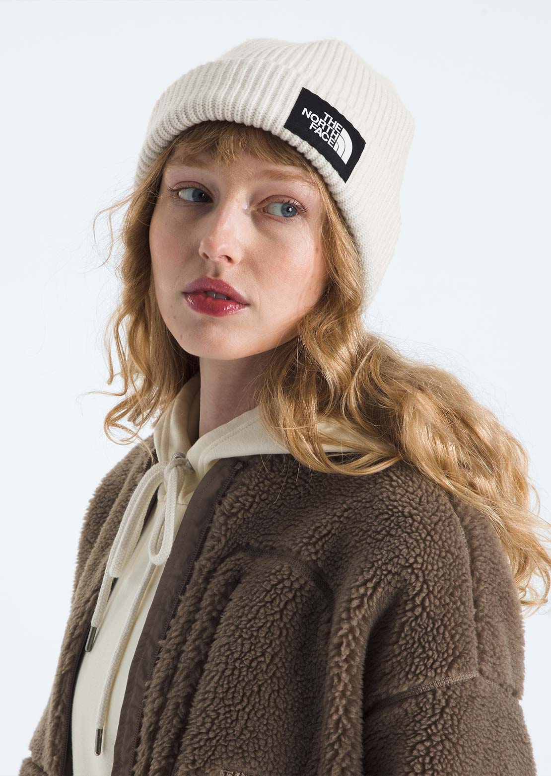 The North Face Unisex Salty Lined Beanie White Dune
