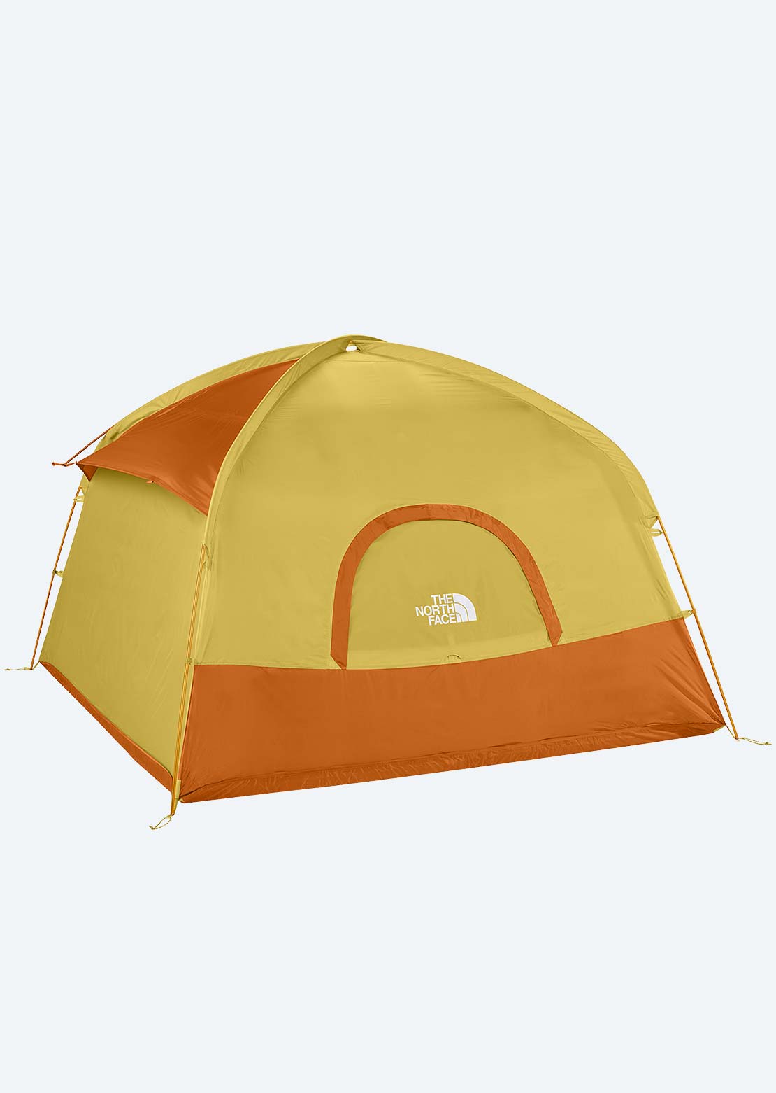 The North Face Unisex Sequoia 4 Tent Yellow Silt/Desert Rust