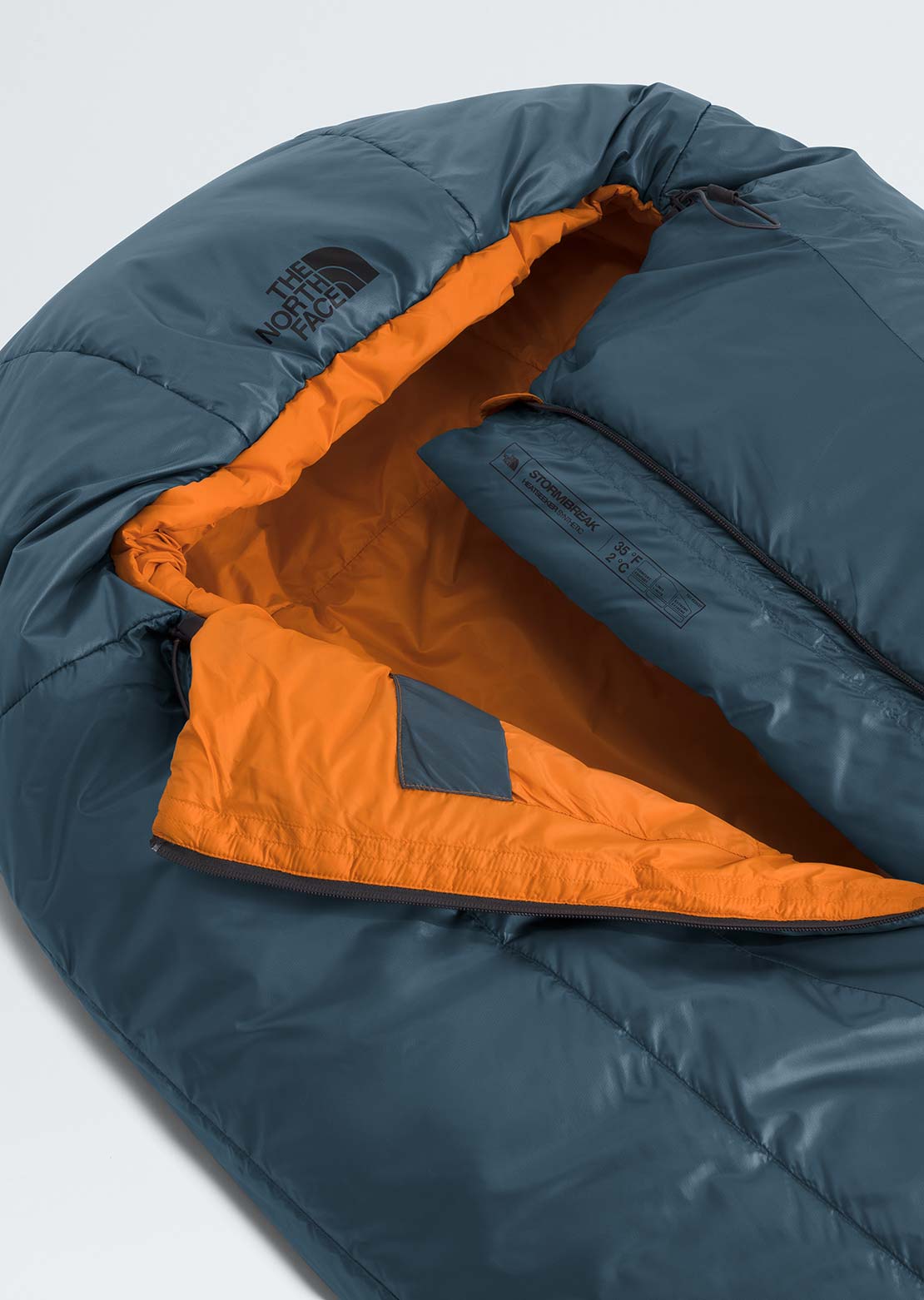 The North Face Unisex Stormbreak 35F Sleeping Bag Granite Grey/Dust Orange
