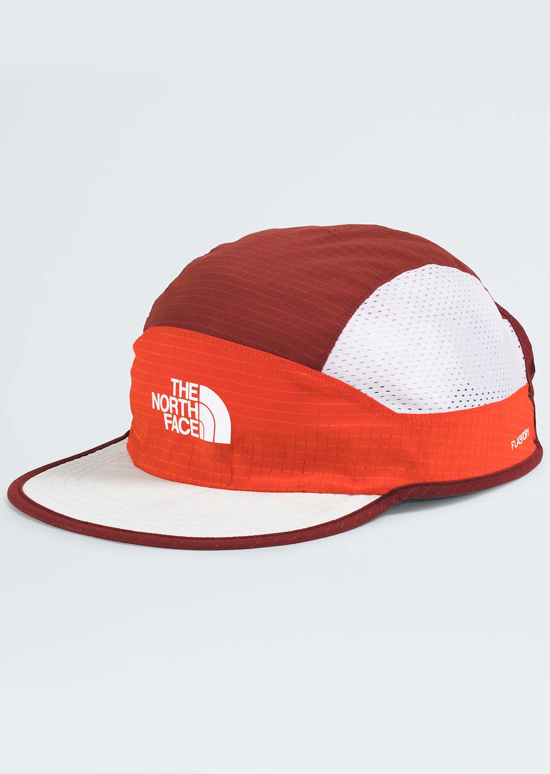 The North Face Unisex Summer LT Run Cap Iron Clay/Pearl Stone/Lava Red