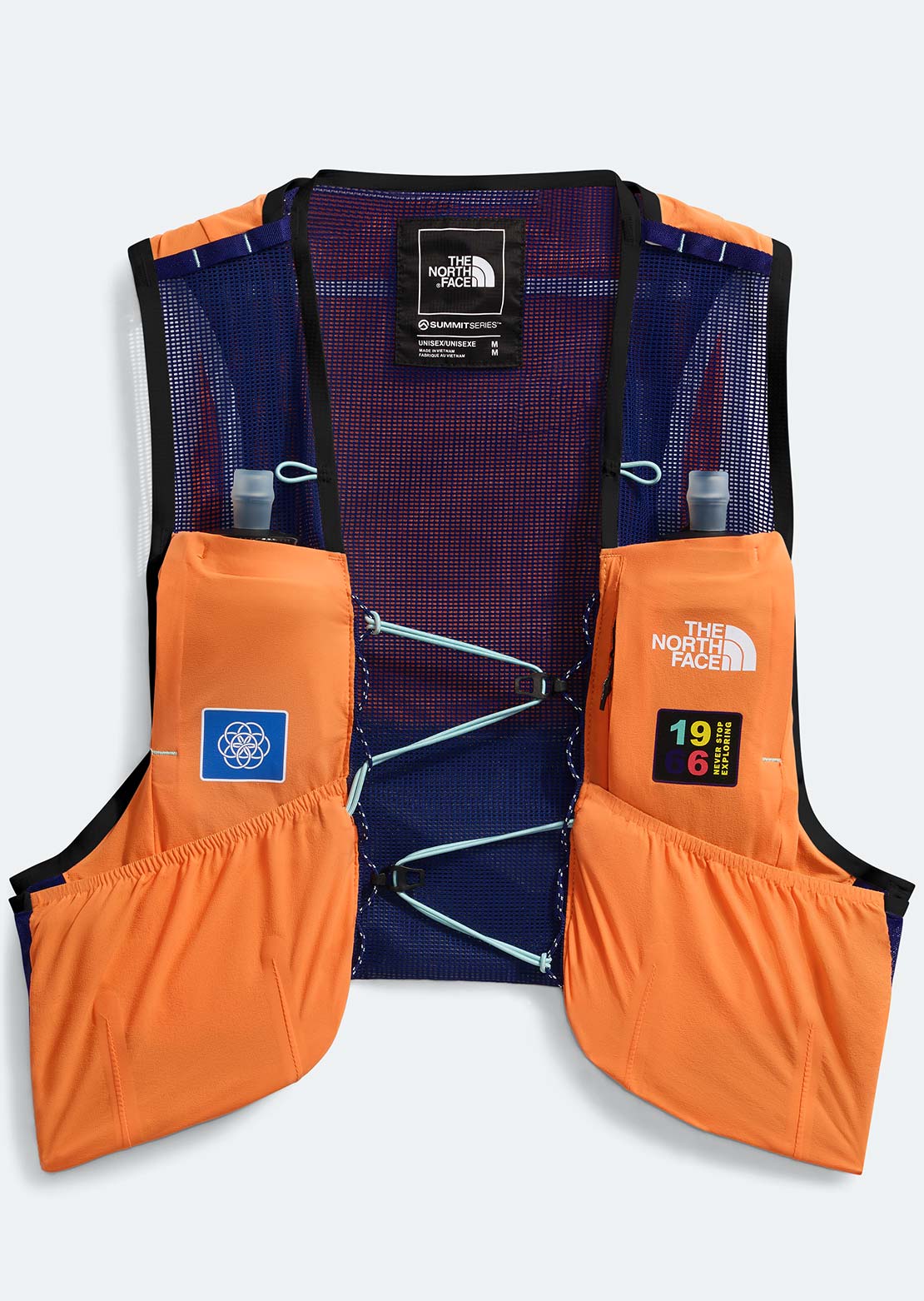 The North Face Unisex Summit Run 10 Vest Papaya/Bold Blue