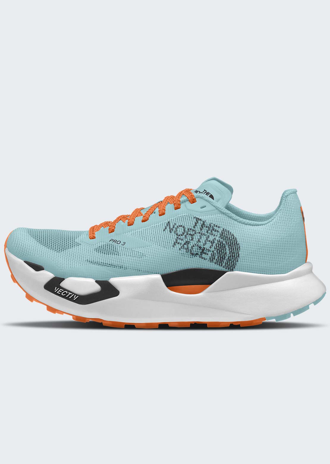 The North Face Unisex Summit Vectiv Pro 3 Shoes Canal Blue/Papaya