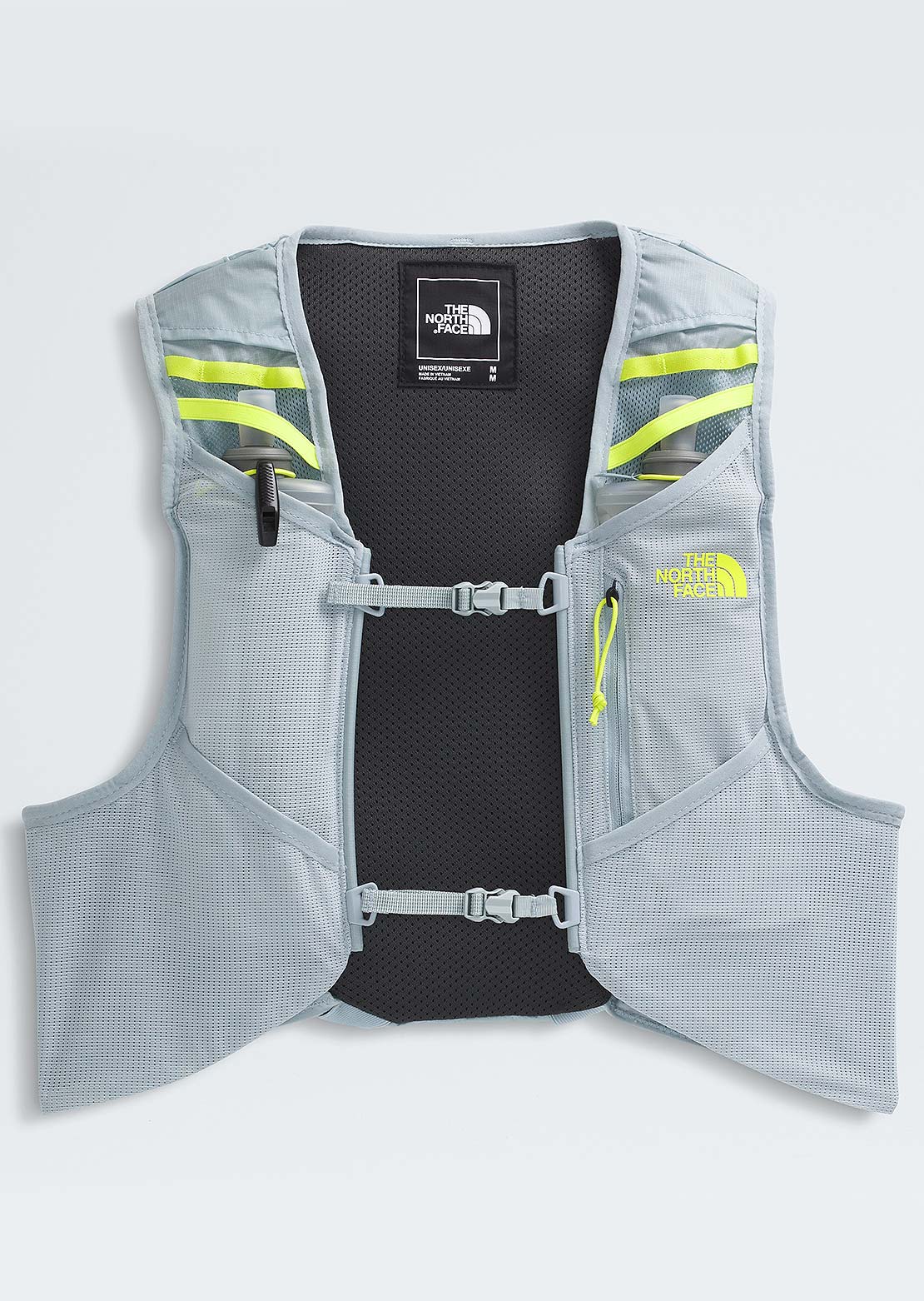 The North Face Unisex Sunriser Run 8 Vest Frost Grey/Fizz Lime