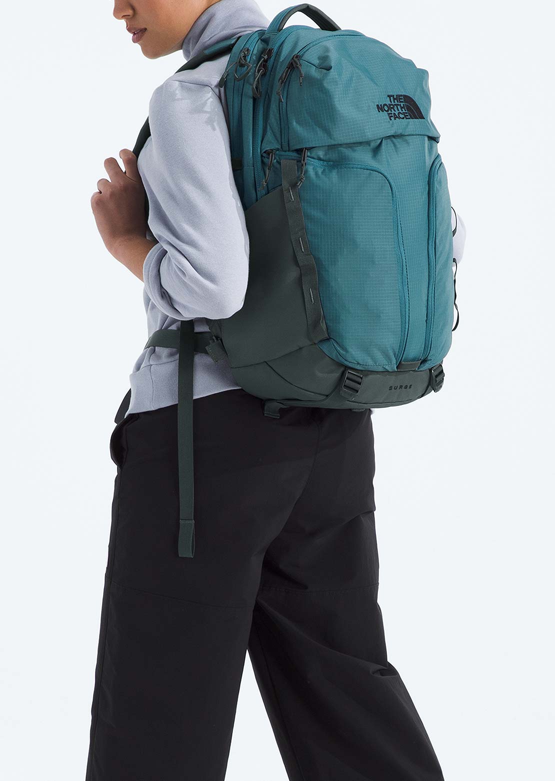 The North Face Unisex Surge Backpack Space/Anthracite Grey