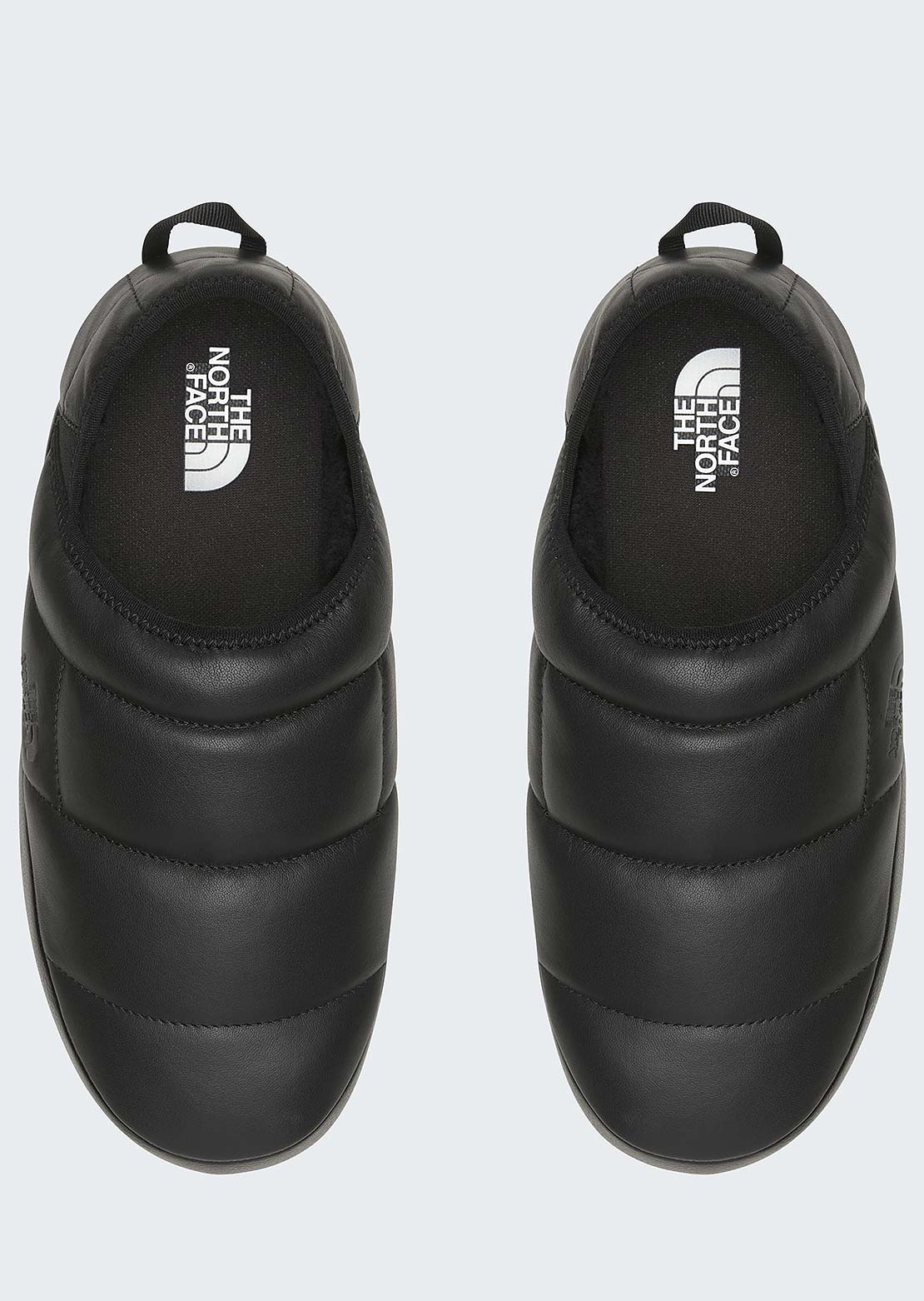 The North Face Unisex ThermoBall Traction Mule Leather Slippers TNF Black/TNF Black